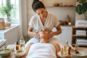 Soin du visage et du corps en institut pour une beauté durable