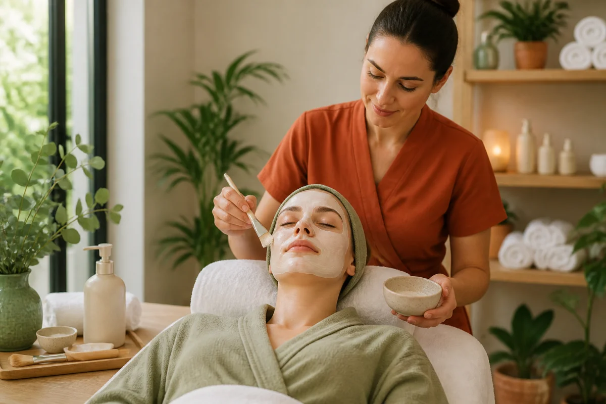 Soin du visage et du corps en institut pour une beauté durable