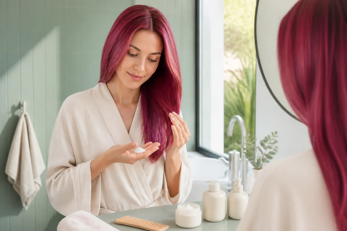 Réussir le soin des cheveux colorés au quotidien