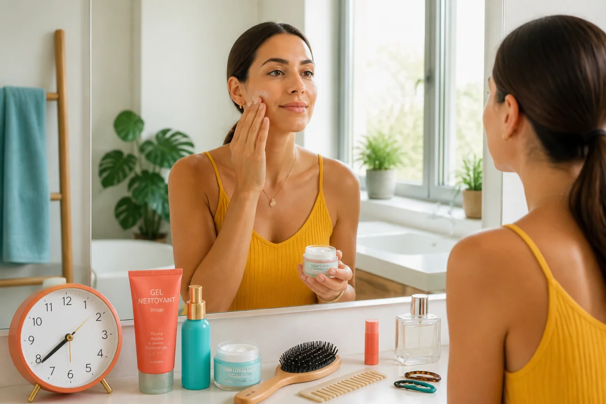 Routine beauté au quotidien pour se préparer sans perdre de temps