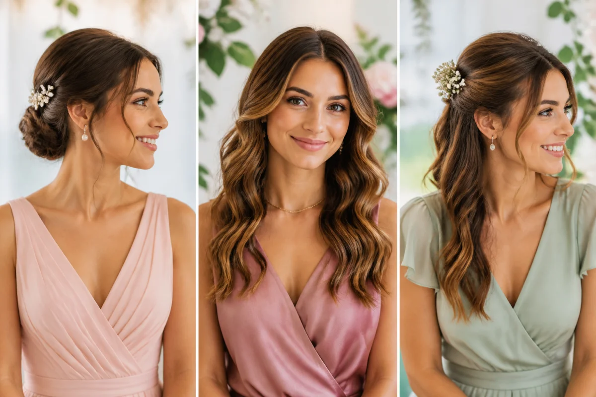 Conseils de coiffure pour une invitée de mariage